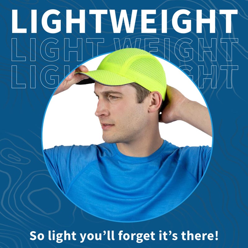 TrailHeads Performance Mens Running Hat - Lightweight, Quick Dry Workout Hats for Men - Athletic Sports Cap for Tennis, Gym - Image 4